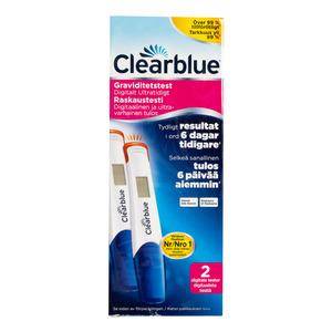 Clearblue Ultra Tidlig Digital Graviditetstest 2 Stk.