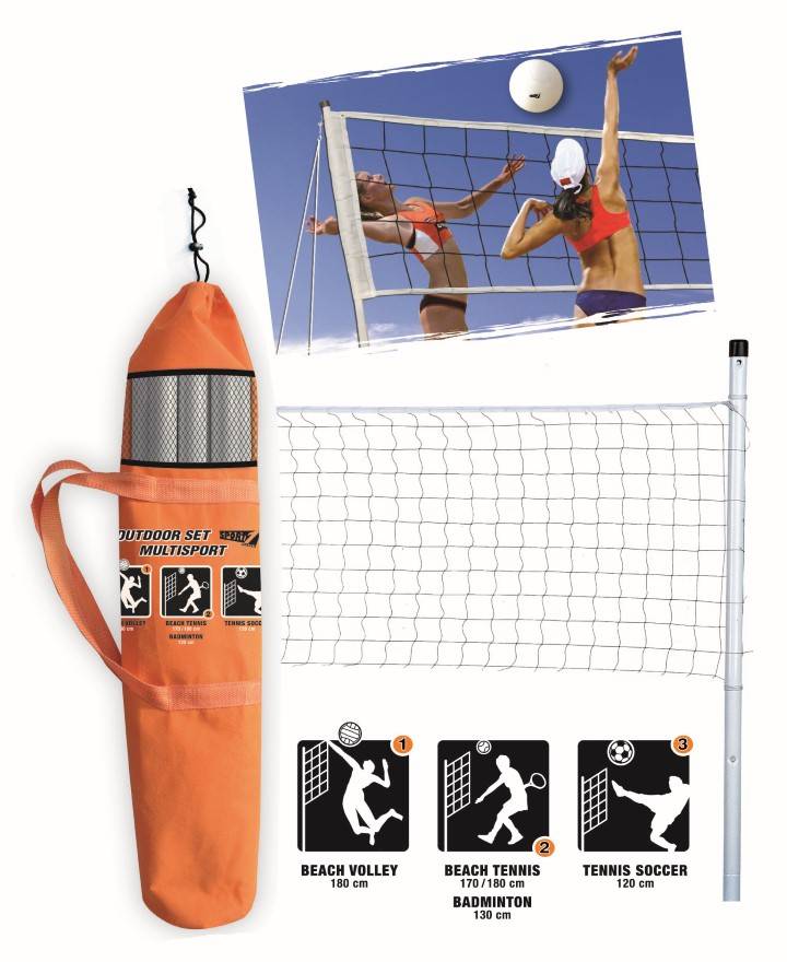 Multisport Sæt (volley, Beach Tennis, Badminton, Tennis Fodbold) - Sport1