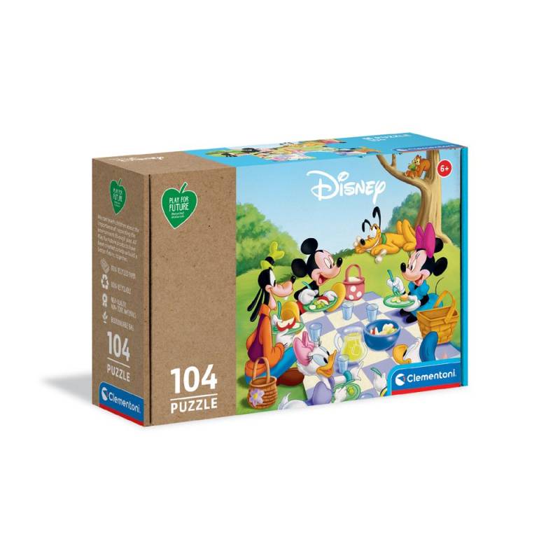 Mickey Mouse Puslespil 104 Brikker - Clementoni