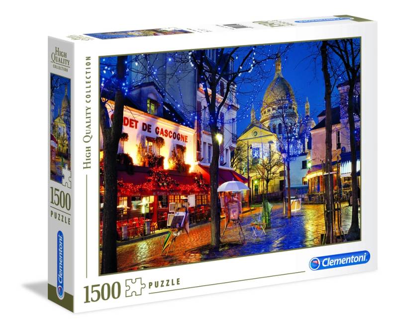 Puslespil Paris-Montmartre 1500 Brikker - Clementoni