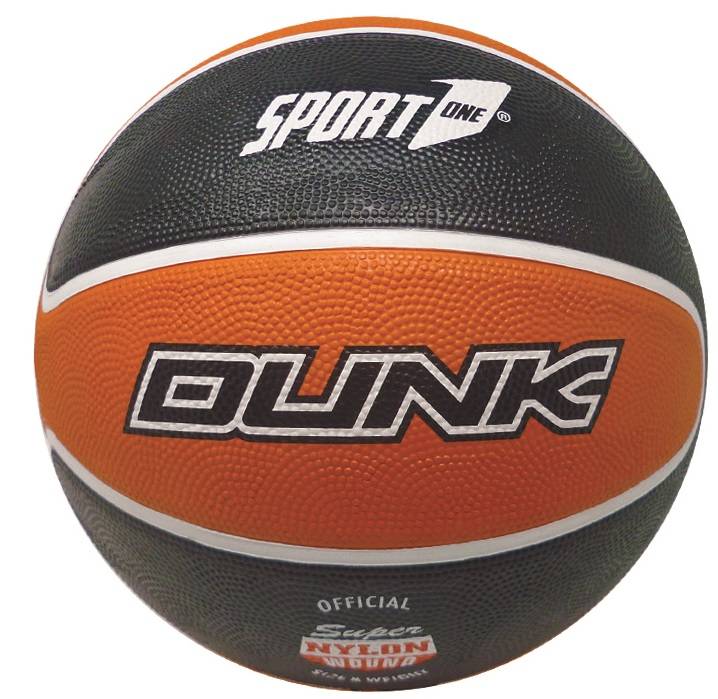Dunk Basketball Str. 7 Rød/Grå - Sport1