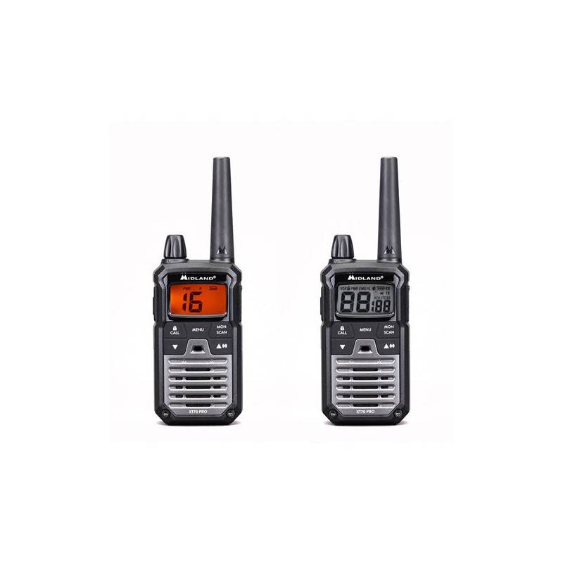 Midland Xt70 Pro Duo Black/Dark Grey Walkie Talkie