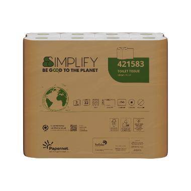 Papernet Toiletpapir, 3-Lags, 27,5 M, 32 Ruller