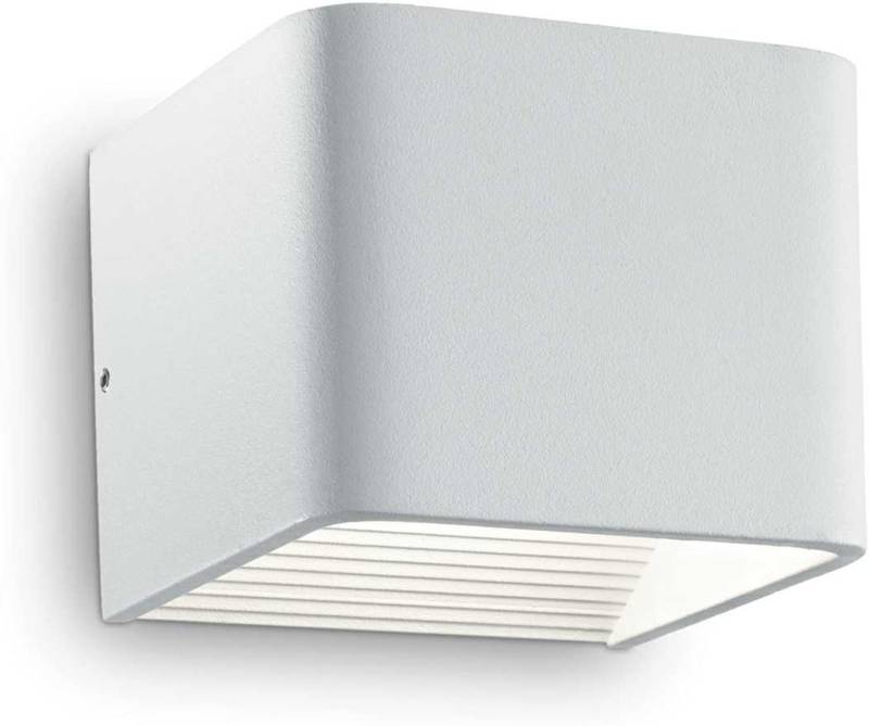 Væglampe Ideal Lux Click Led-Belysning Robust Metal Hvid 470 Lm 3000k Kompakt Design
