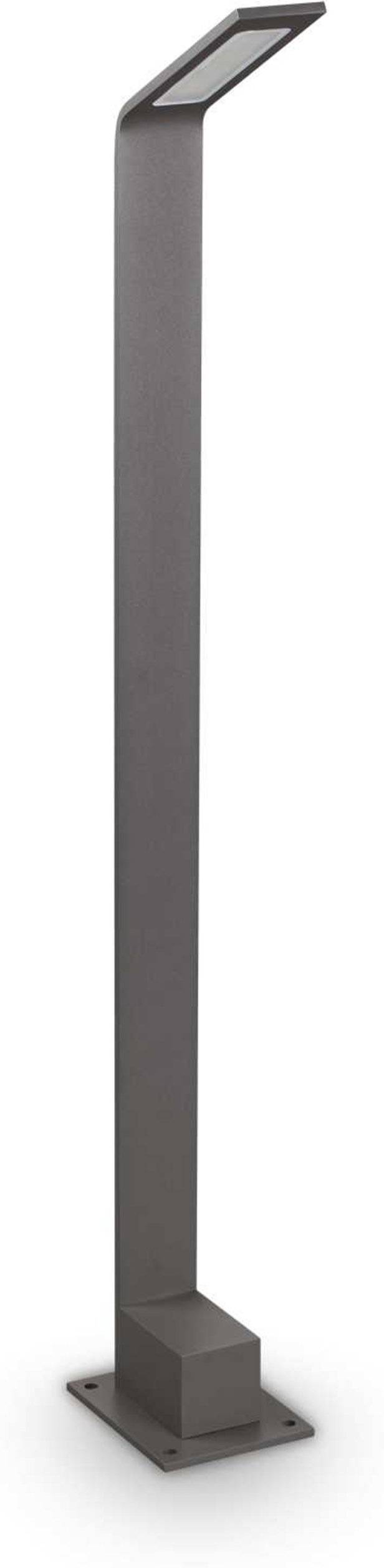 Udendørs Gulvlampe Ideal Lux Agos Led 670 Lm Varmt Lys Antracit Ip54