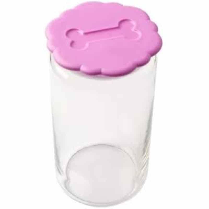 Biscuit Opbevaringsglas Til Hundekiks - Sort