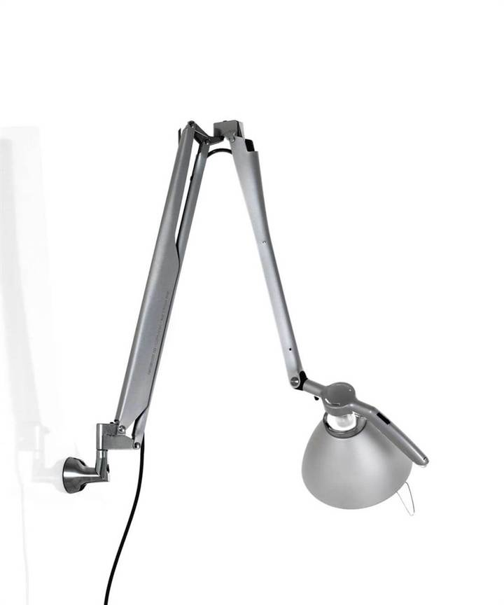 Fortebraccio Bordlampe / Væglampe Arm Og Skærm, Metal - Luceplan