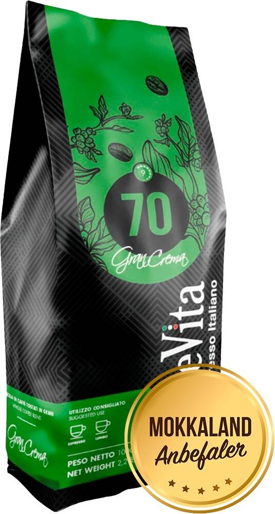 Dolce Vita - Gran Crema (1000g) - Kaffebønner