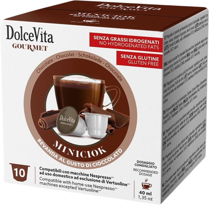 Dolce Vita - Chokolade (10 Stk) - Kapsler Til Nespresso