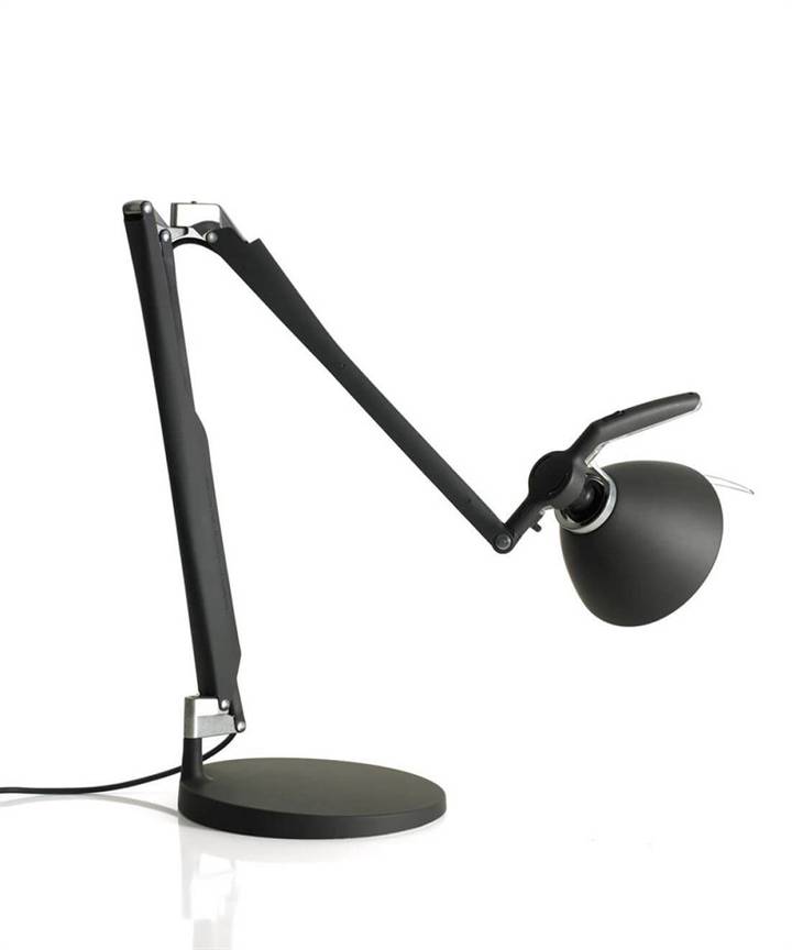 Fortebraccio Bordlampe / Væglampe Arm Og Skærm, Sort - Luceplan