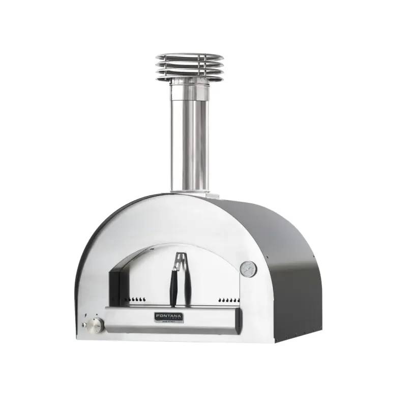 Fontana Forni Margherita Antracite Gas Pizzaovn Uden Vogn