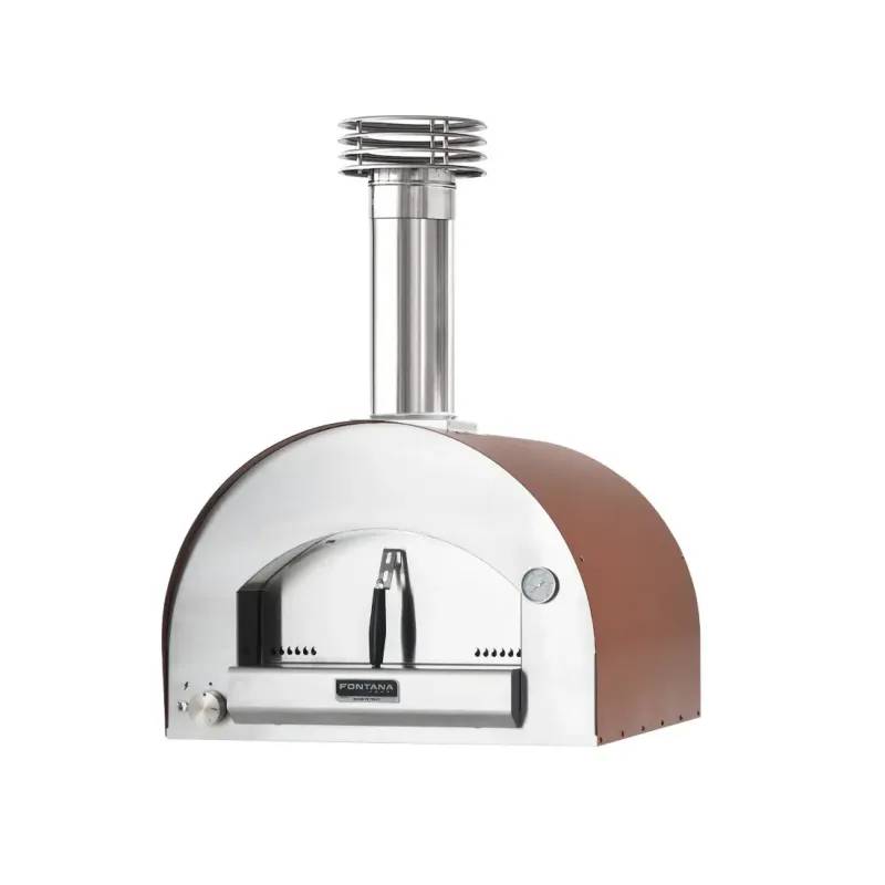 Fontana Forni Margherita Rosso Gas Pizzaovn Uden Vogn