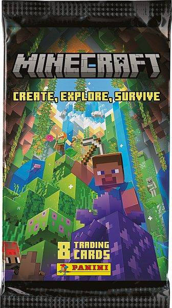 Panini Minecraft - Series 3: Create, Explore, Survive Trading Cards - Booster Pack - !andet