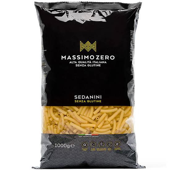 Sedanini - Pasta Uden Gluten, Massimo Zero, 1 Kg