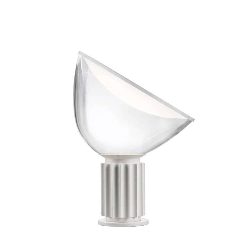 Taccia Glasskærm Bordlampe Led Mat Hvid - Flos