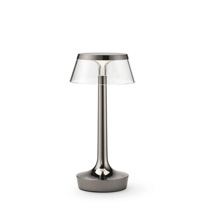 Bon Jour Unplugged Batterilampe / Bordlampe, Black Krom - Flos