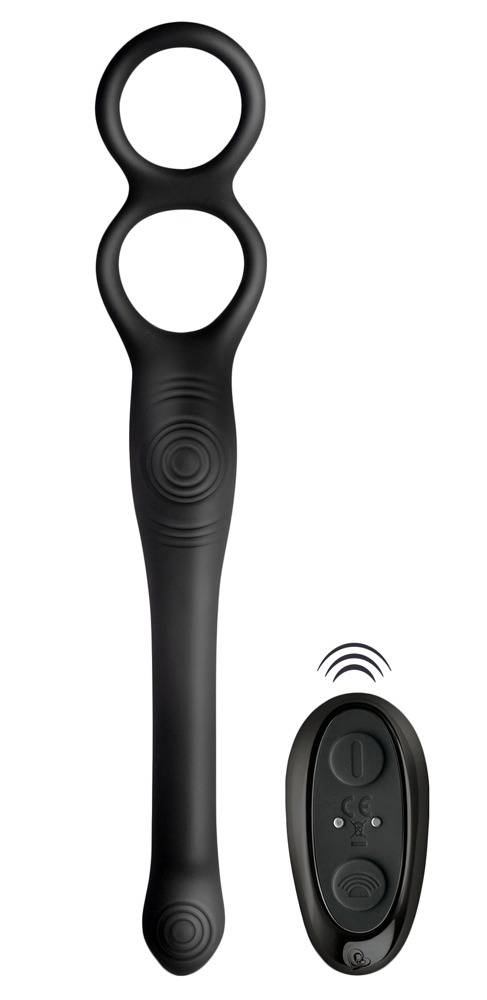Analvibrator The Vibe Med Penis- Og Testikelring, Multi-Fleksibel - Rocks Off