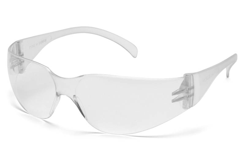Pyramex Intruder Sikkerhedsbrille, Klar, Kurvede Linser, Letvgtsbrille 23g
