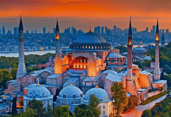 Puslespil Blue Mosque Istanbul 1000 Brikker - Educa