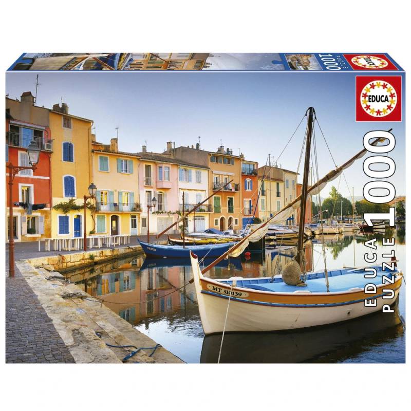 Puslespil Harbour In Martigues Provence 1000 Brikker - Educa