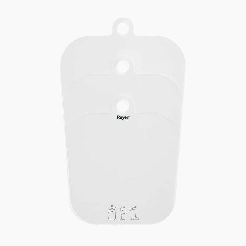Skafteholder Til Støvler (sæt Med 4 Stk.) - Hvid - 26cm X 1cm X 44cm - Nanna - Rayen