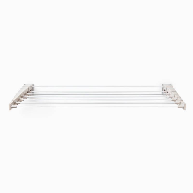 Tørrestativ Med Udtræk Til Vægmontering - Hvid - 80cm X 37cm X 7cm - Katrine - Rayen