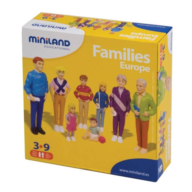 Dukkehus Dukker - Europæisk Familie