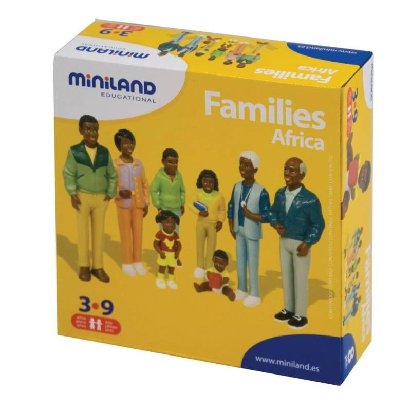 Dukkehus Dukker - Afrikansk Familie