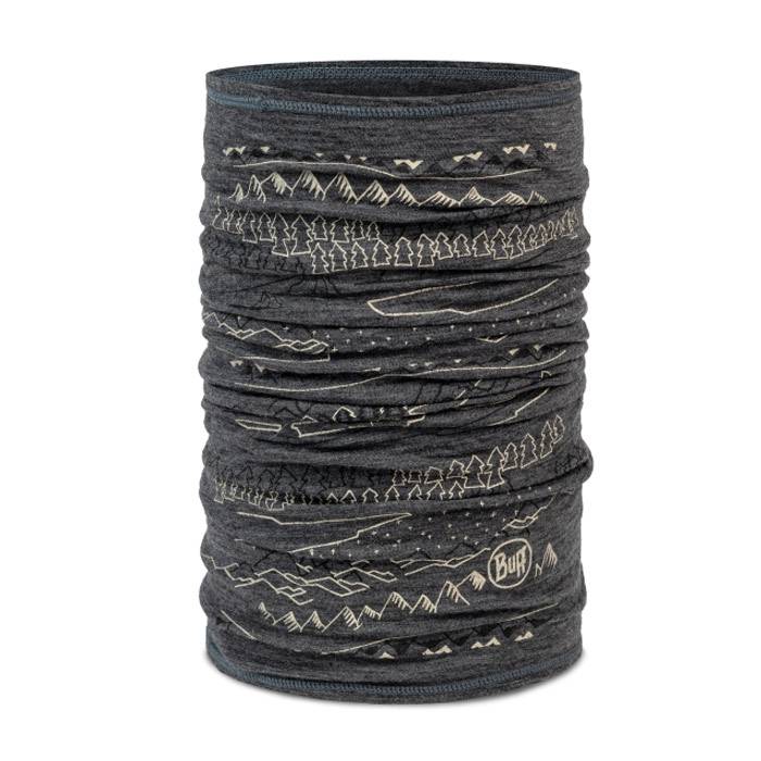 Buff Lightweight Merino Prints-Erik Grey - Buff Og Lign.