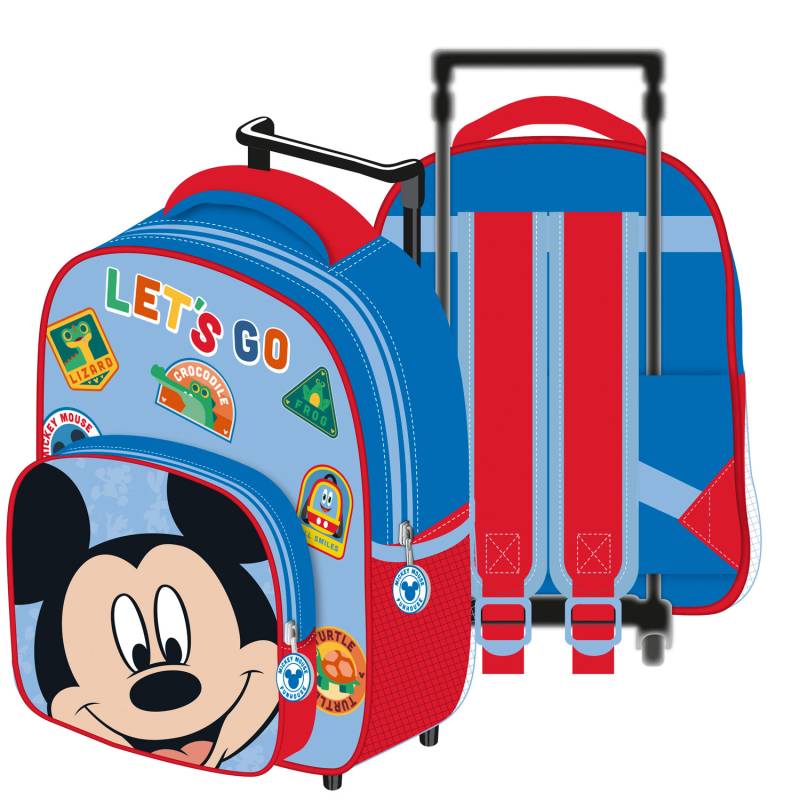 Disney Mickey Mouse Kuffert / Trolley / Rygsæk Til Børn - Arditex