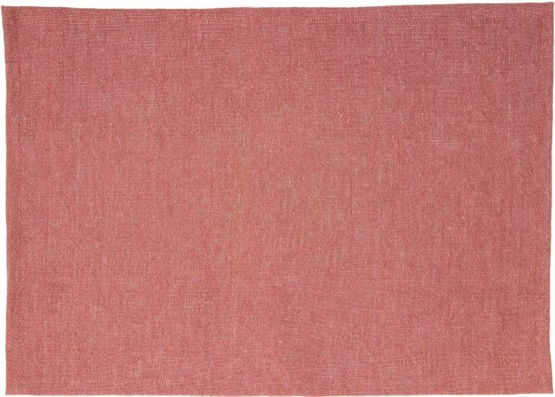 Dækkeserviet Bordmåtte Kave Home Abinadi Rød 35x50 Cm I Naturlige Fibre