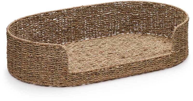 Seng Til Kæledyr Kave Home Fliicker 100% Søgræs Natur 80x45 Cm