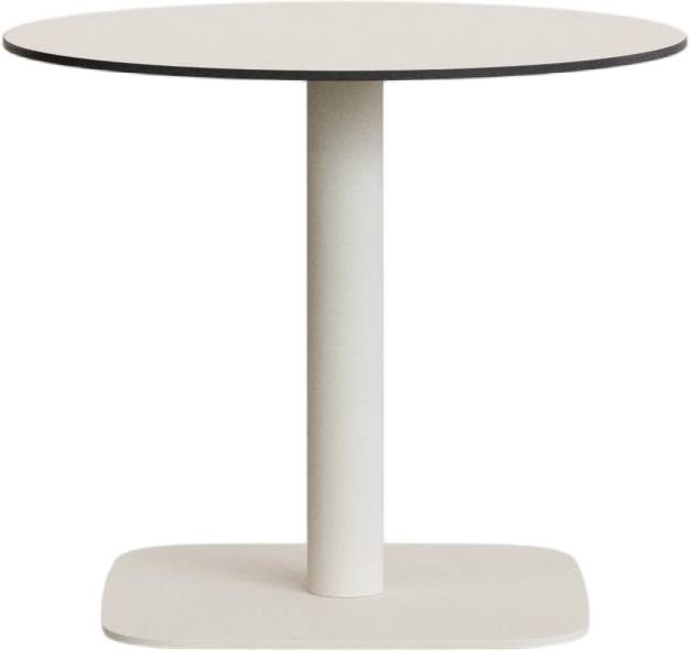 Udendørs Café- Og Havebord Kave Home Tiaret Rund ø68 X H73 Cm Hvid