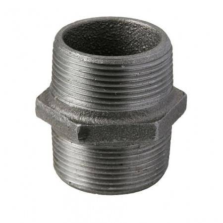 Brystnippel Sort 1x3/4 - Solar Plus