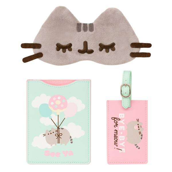 Pusheen - Travel Set (passport Holder, Luggage Tag, & Sleep Mask) - !andet