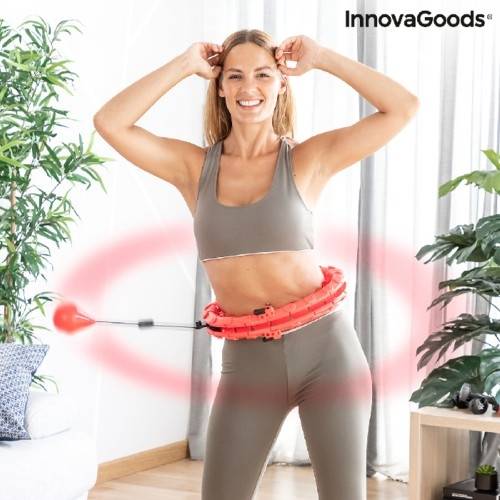 Justerbar Smart Fitness Hoop Med Vægt Fittehoop - Innovagoods
