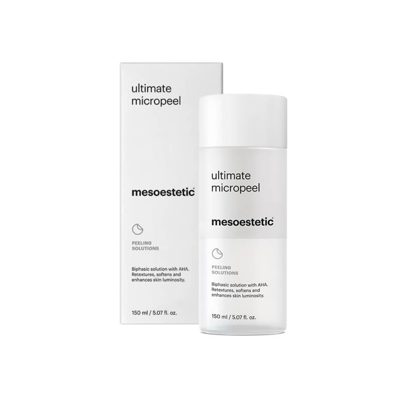 Mesoestetic Ultimate Micropeel - Mikro-Ekspolierende Behandling Mod Akne - 150 Ml. - Fjerner Døde Hudceller - Effektiv Mod Akne Og Uren Hud