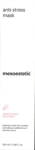 Mesoestetic Anti-Stress Mask - Intensiv Maske Der Lindre Rødme Og Sensitiv Hud - 100 Ml. - Reducere Rødme I Ansigtet - Hudpleje Til Sensitiv Hud