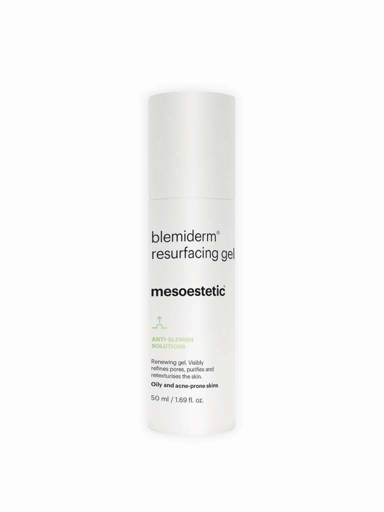 Mesoestetic Blemiderm Resurfacing Gel - Hudfornyende Gel Effektiv Mod Akne Og Uren Hud - 50 Ml. - Reducere Store Porer Og Rynker