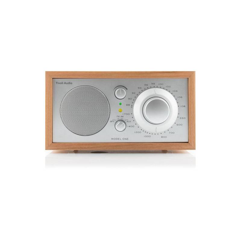 Tivoli Audio Model One, Cherry/Silver Fm/Am Radio