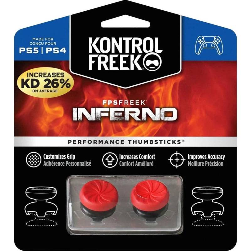 Kontrolfreek - Fps Freek Inferno - Ps5/Ps4 (4 Prong) Controller Grip - Geekd.dk