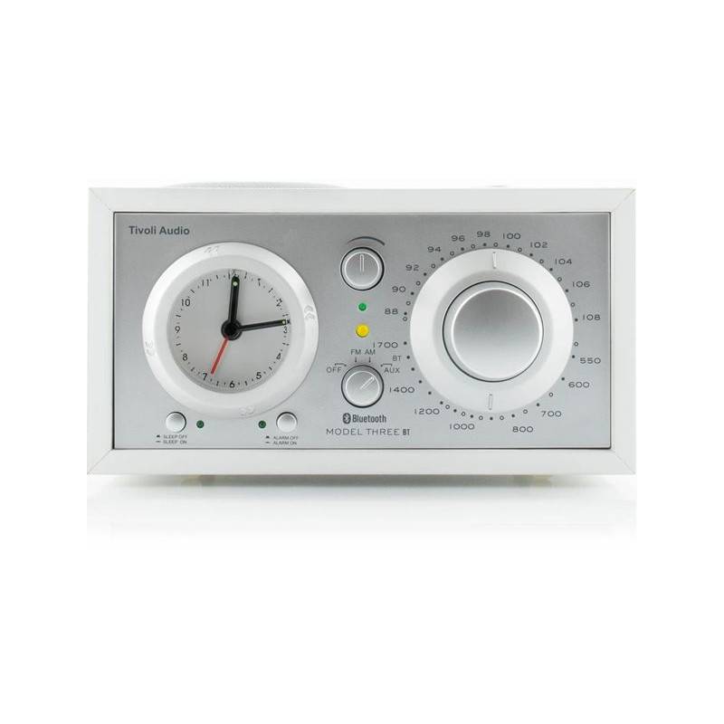 Tivoli Audio Model Three Bt Usb, White/Silver Dab+/Fm Radio Med Bluetooth
