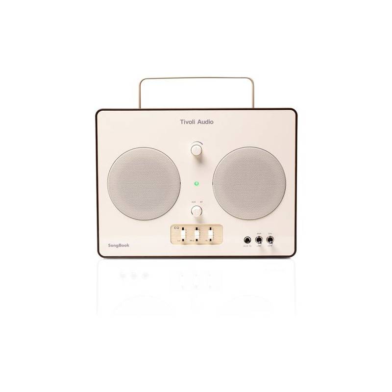 Tivoli Audio Songbook, Cream/Brown Analog Eg/Aux In/Forforstærker - Bluetooth Højtaler