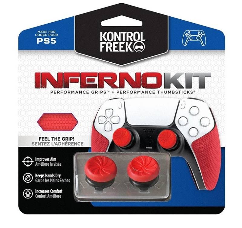 Kontrolfreek - Performance Kit Inferno - Ps5 Controller Skin - Geekd.dk