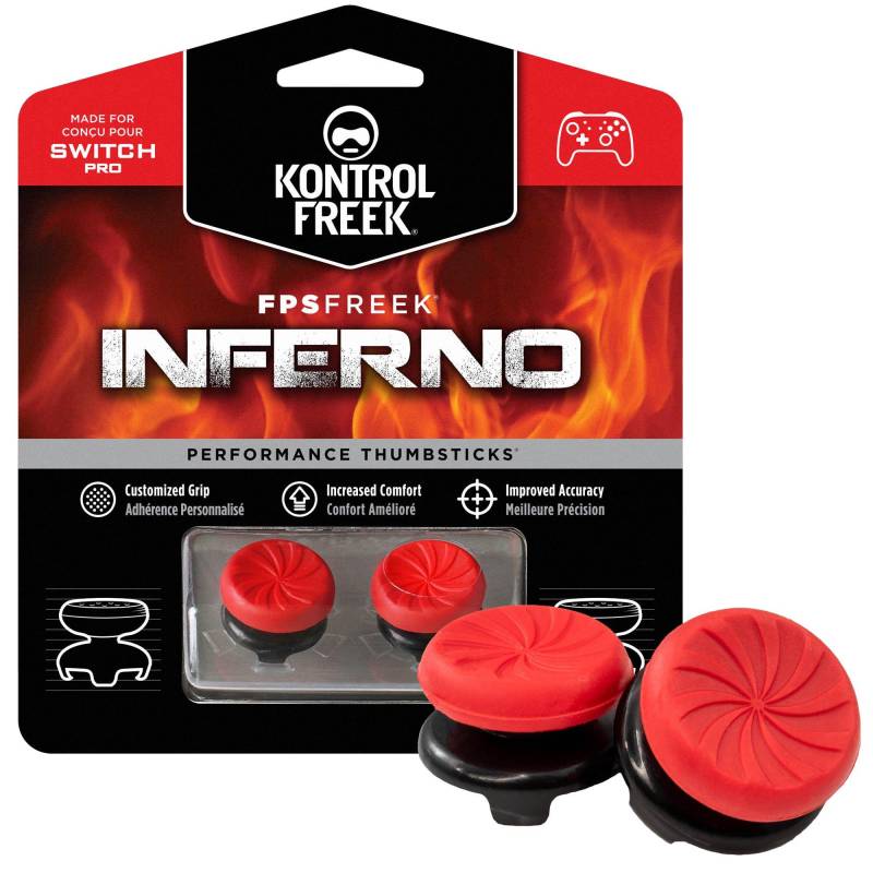 Kontrolfreek - Fps Freek Inferno - Nintendo Pro (4 Prong) Controller Grip - Geekd.dk