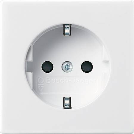 B55 Afd. Til Stikk. Mat Hvid 9010 - Abb