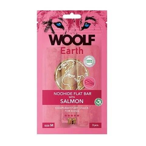 Woolf Earth Noohide Sticks, 3 Stk Medium, Salmon