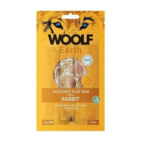 Woolf Earth Noohide Sticks, 3 Stk Medium, Rabbit