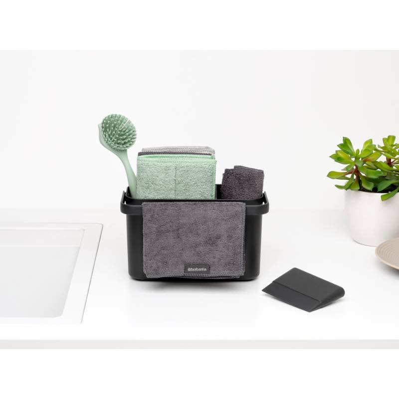 Brabantia Rengøringssæt  8 Dele, Dark Grey