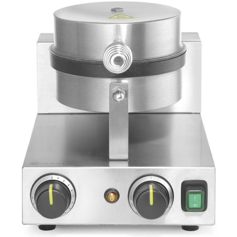 Vaffeljern Rundt ø190 Mm 230v 1000w - Hendi